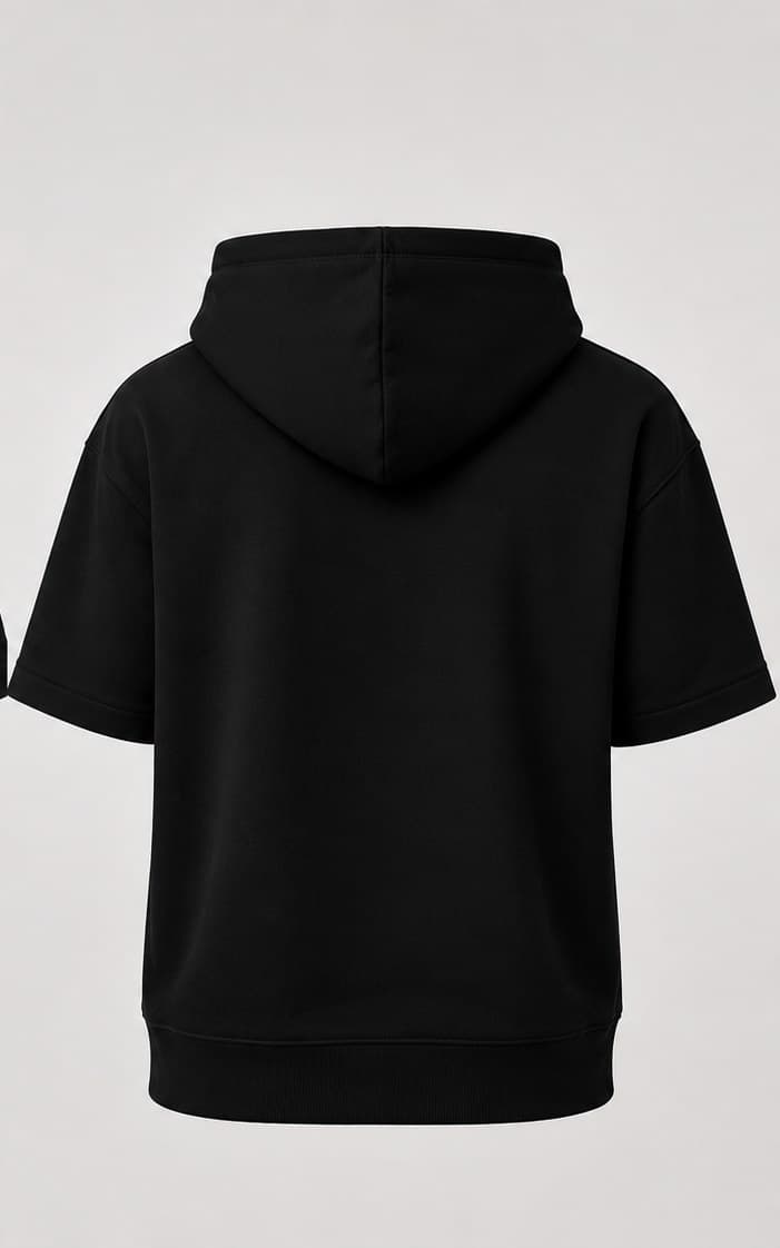 Short Sleeve Hoodie back