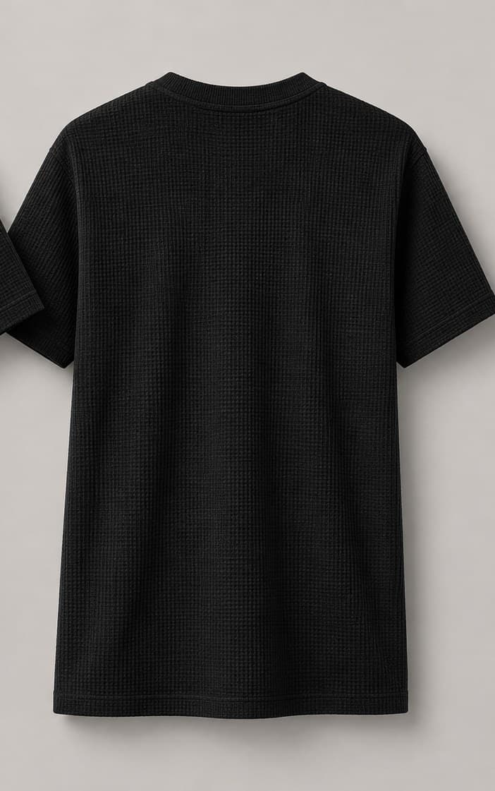 Waffle Tee back